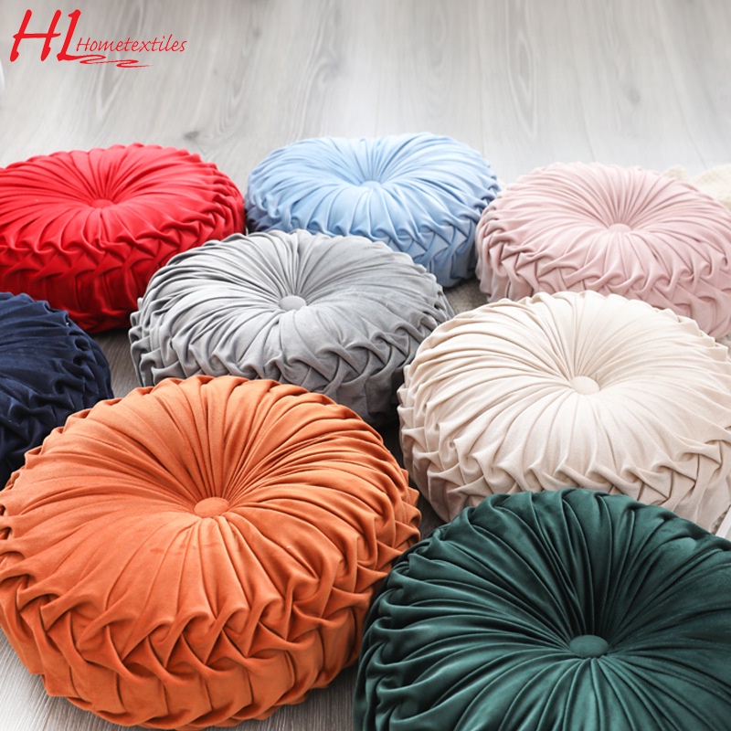 Gối Tựa Lưng Hình Quả Bí Ngô Màu Sắc Xinh Xắn