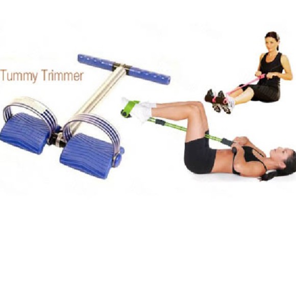 Dây kéo tập lưng bụng Tummy Trimmer nhiều màu, tập thể dục tại nhà giúp giảm mỡ bụng, eo thon, căng mông TKS