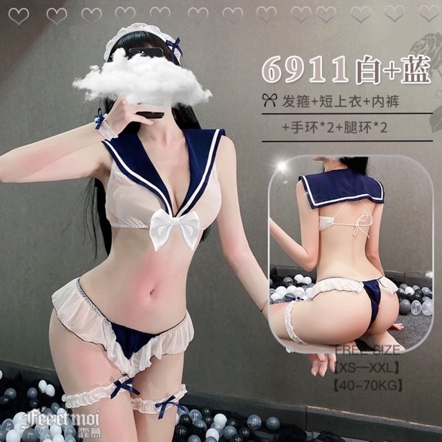 Set Thủy Thủ Nữ Học Sinh Siêu Đẹp HS-010. SHIP HỎA TỐC TPHCM. Đồ Ngủ Cosplay Sexy. ThaoBonita T075 | BigBuy360 - bigbuy360.vn