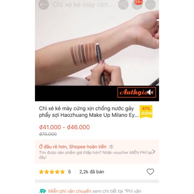 (Đọc kĩ lưu ý) Chì kẻ mày haozhuang sắc nét phẩy sợi gảy sợi lâu trôi | BigBuy360 - bigbuy360.vn