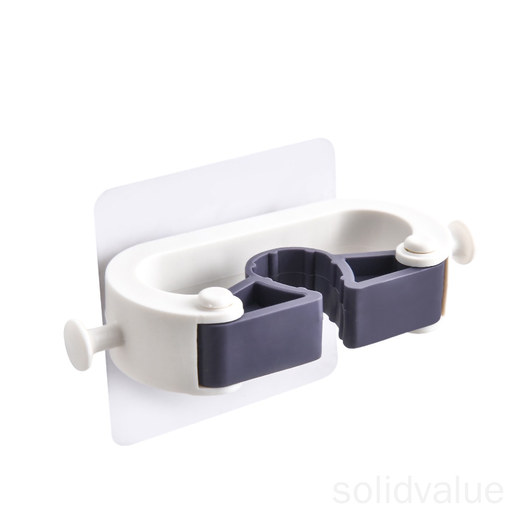 Móc Treo Cây Lau Nhà Gắn Tường Bằng Nhựa Không Cần Khoan Lỗ Tiện Dụng 1 Cái