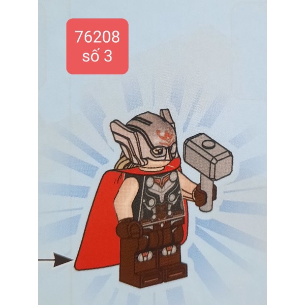 Xếp hình lego nhân vật trong set 76201 , 76208 , 76186