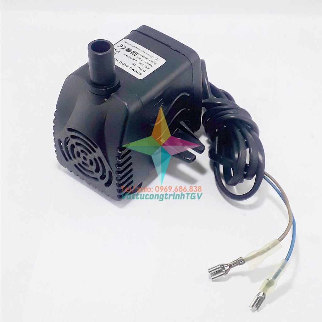 Bơm chìm mini DYH-16 220v-16w cho bể cá, quạt hơi nước