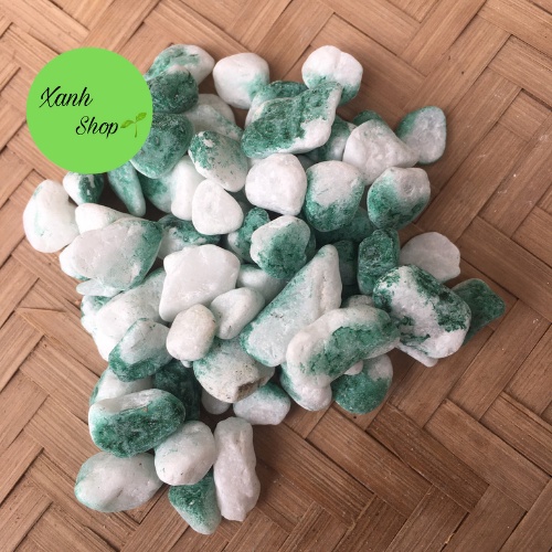 1KG Đá Sỏi Đủ Màu Trang Trí Mặt Chậu Cây,Bể Thủy Sinh