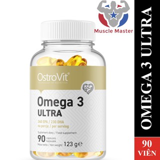 Viên Dầu Cá Cô Đặc Ostrovit Omega 3 Ultra 90 Viên