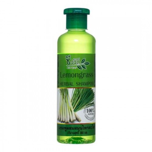 Bộ Dầu Gội Dầu Xả Tinh Dầu Sả  Thái Lan Bio Way Lemongrass 360ml