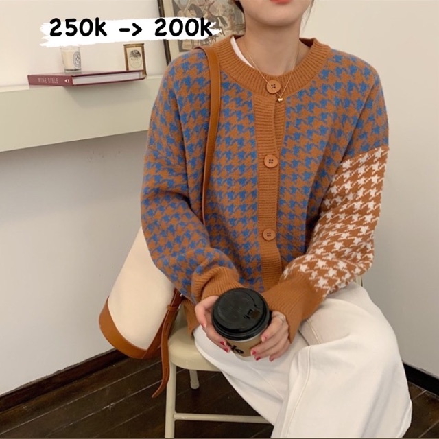 Order | Áo Cardigan len