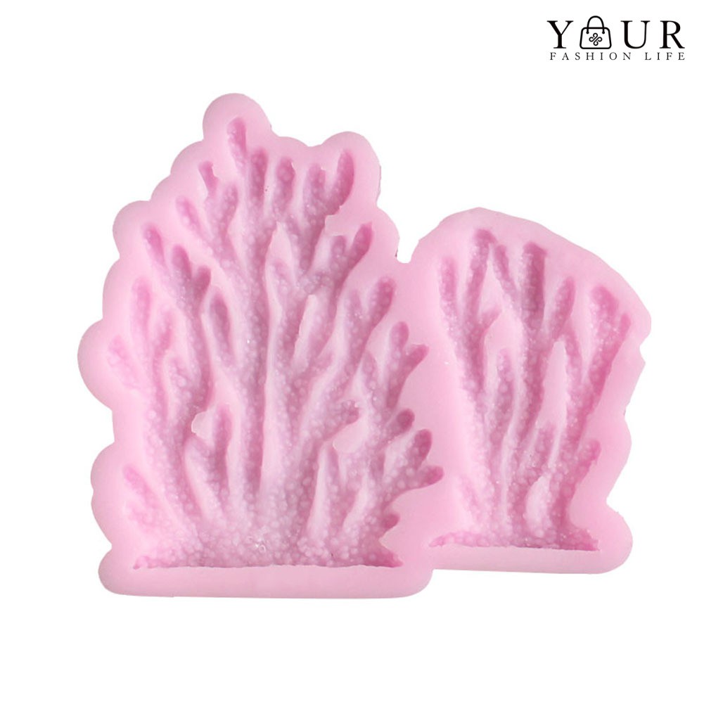 Khuôn Silicone Tạo Hình San Hô Trang Trí Bánh DIY