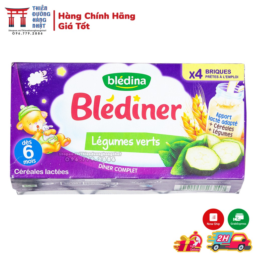 Sữa nước Bledina vỉ 4 hộp x 240ml Pháp [DATE T8, T9/2021]