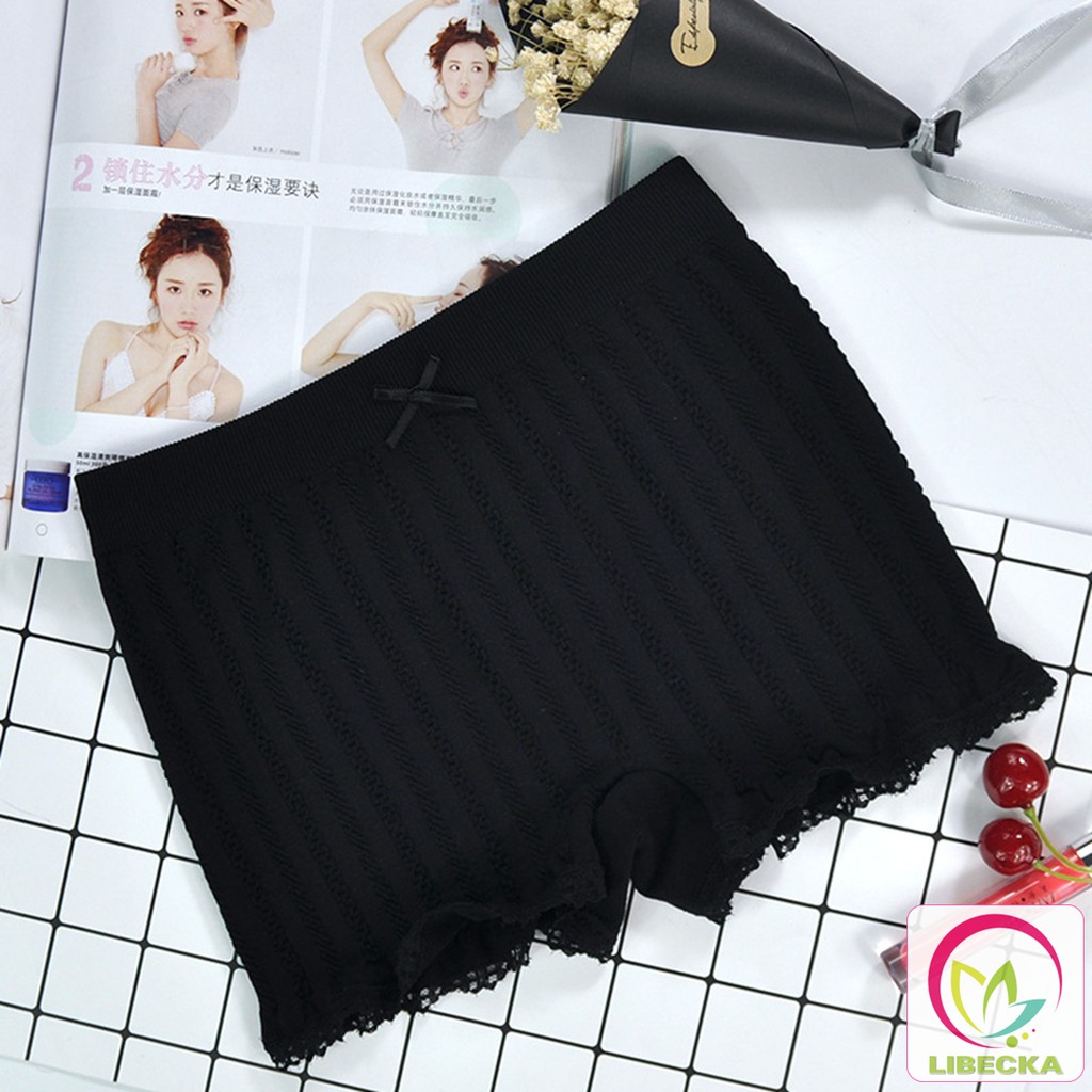Quần lót nữ mặc váy gân tăm co giãn 4 chiều giá rẻ QLN32 | BigBuy360 - bigbuy360.vn