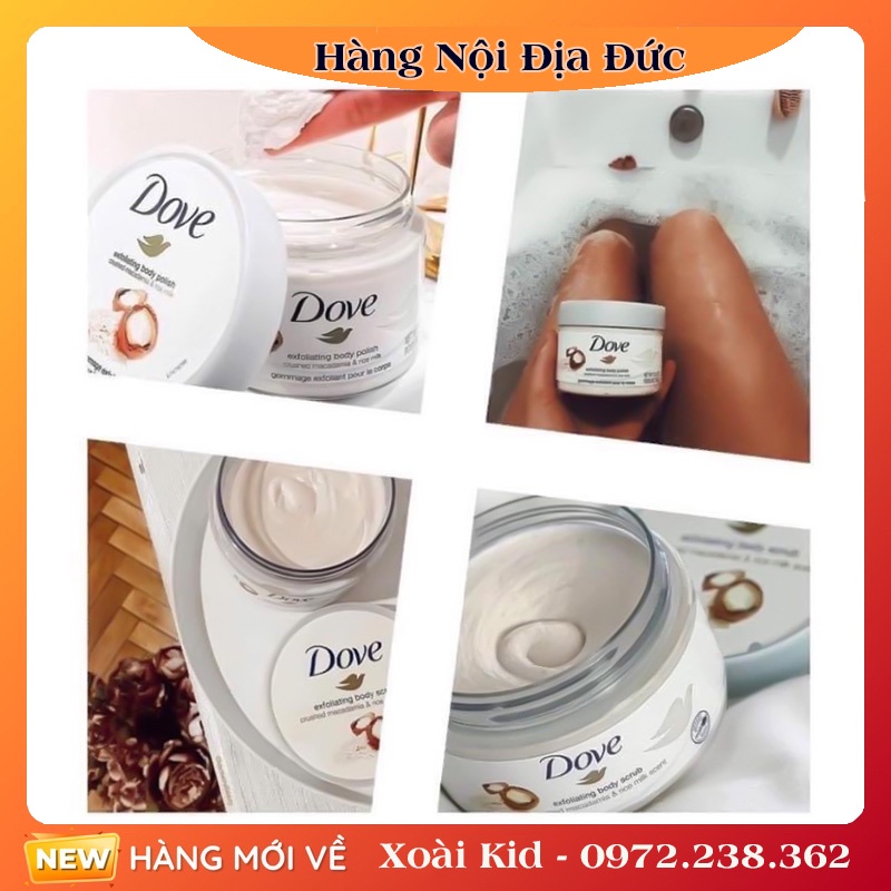 Tẩy da chết body DOVE nội địa Đức, Đủ Bill và Review | BigBuy360 - bigbuy360.vn
