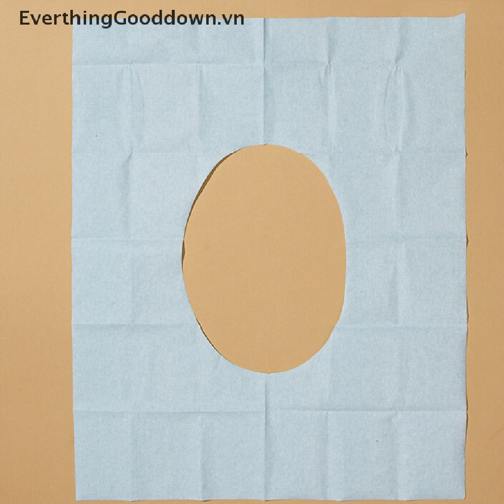 Everthinggooddown 1 Gói 10 Miếng Giấy Lót Bồn Cầu Dùng Một Lần An Toàn Cho Sức Khỏe
