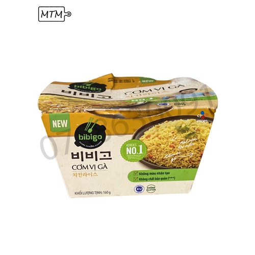 Cơm Vị Rau Củ Hàn Quốc - Bibigo hộp 160G