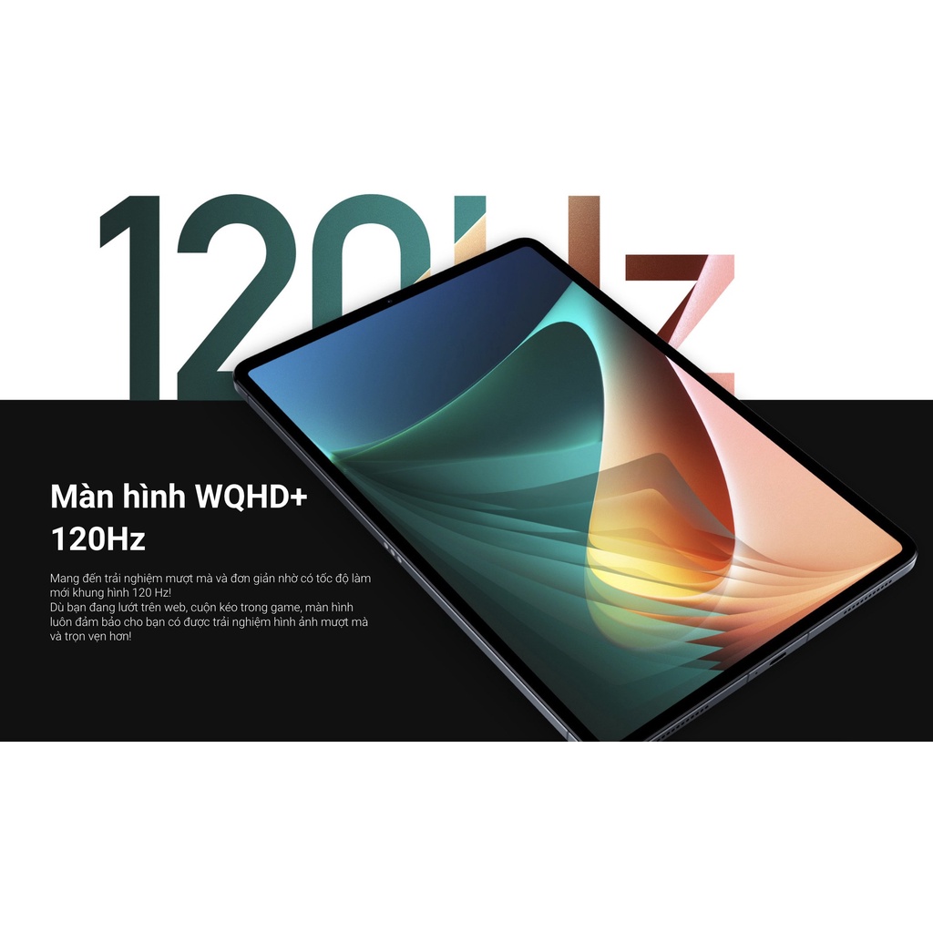 [MÃ ELXIAOMI GIẢM 5%] Máy Tính Bảng Xiaomi Pad 5 - MH WQHD+ 120Hz - Bốn loa stereo - Snapdragon™ 860 - Pin 8720mAh