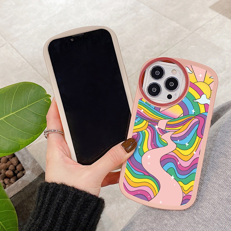 Suntaiho Ốp lưng Suntaiho Ốp lưng iphone Ốp Điện Thoại silicone chống sốc in graffiti thích hợp cho iPhone 11 pro max 13 X xr XS max 7 8 Plus 12 pro max
