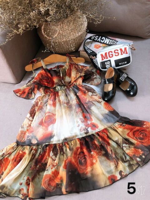 Đầm maxi bé gái