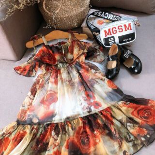 Đầm maxi đi biển cho bé gái