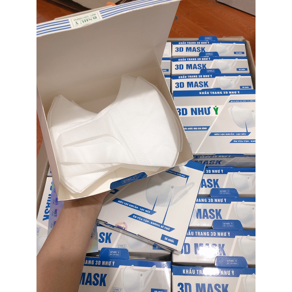 [Hộp 50c] Khẩu Trang 3D Mask Monji Chính Hãng Công Ty(Monji, Duy Khánh, Xuân Lai) | BigBuy360 - bigbuy360.vn
