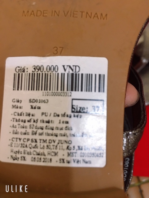 Pass đôi JUNO cực xinh size 37 200k