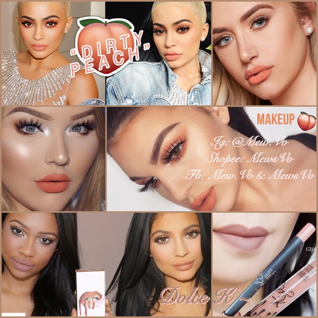 [THANH LÝ] K Y L I E Son kem lỳ (Kylie Jenner matte velvet liquid lipstick & lip liner, lip kit)