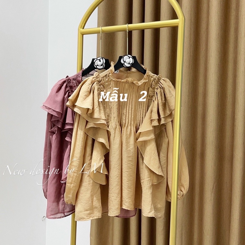 ÁO BABYDOLL, ÁO KIỂU BÈO NGỰC ĐIỆU ĐÀ CHẤT ĐẸP MS18200