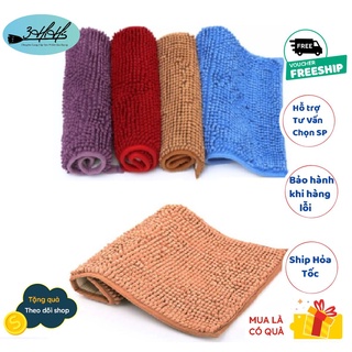 🛒Thảm san hô, lau chân siêu thấm 3HiHi 40*60cm ( giao màu ngẫu nhiên ) Cao Cấp 📌
