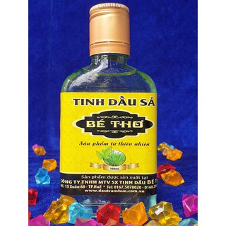 Tinh dầu Sả Java Bé Thơ 100ml xua đuổi muỗi, kiến, gián, xông khử mùi xe ô tô