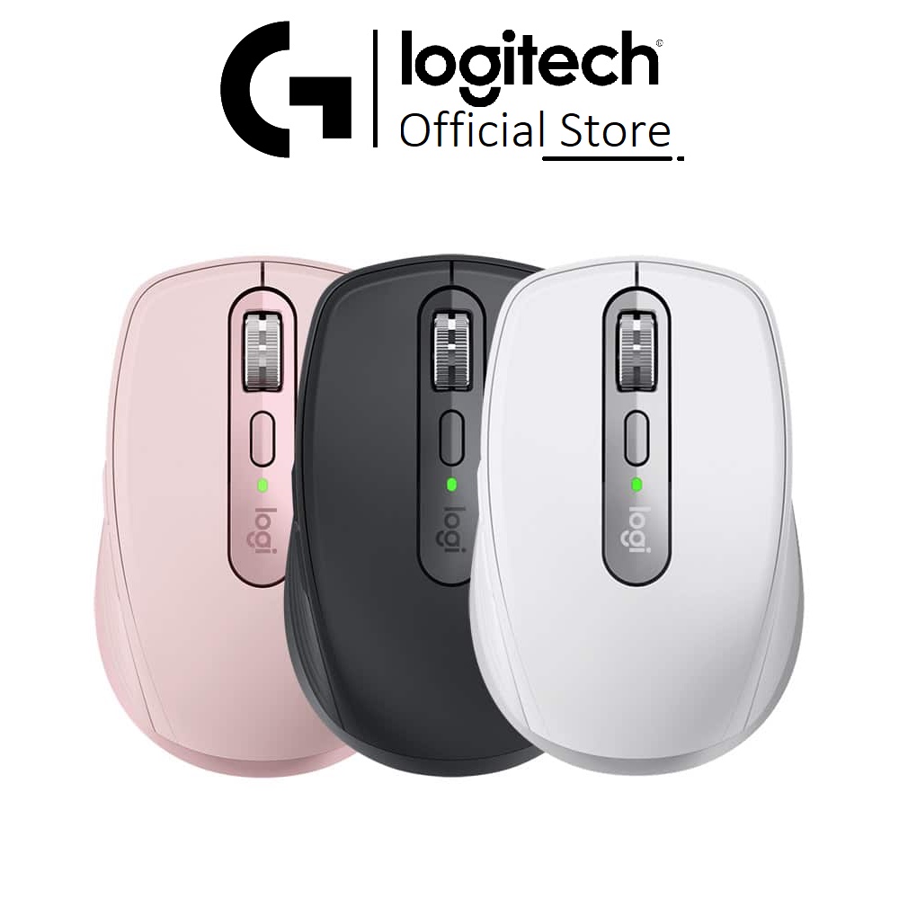 Chuột Logitech MX Anywhere 3 không dây bluetooth, Sạc nhanh USB-C, Cuộn siêu nhanh - Bảo hành chính hãng 12 Tháng