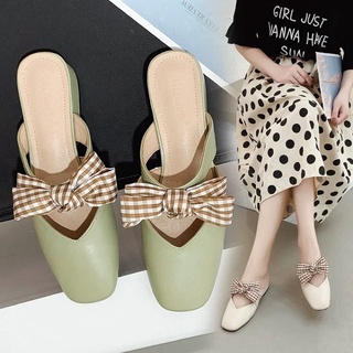 giày sục gót 5 phân thắt nơ