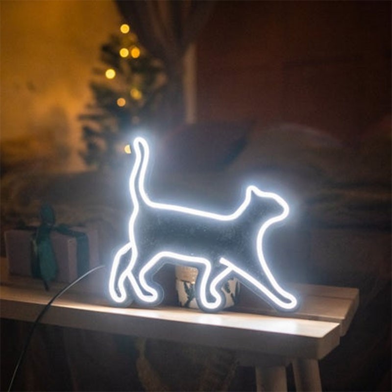 Đèn Trang Trí Led Neon Sign Hình Mèo [ Mẫu 1 ] Cat led neon