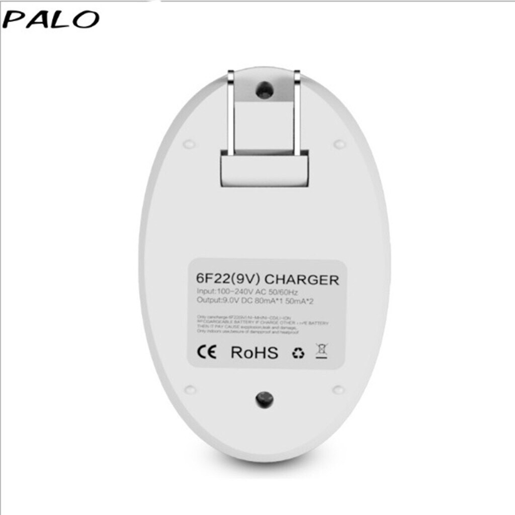 Bộ 2 Pin Vuông 9v Sạc Lại Palo 300mAh + Tặng Sạc Pin Vuông 9v