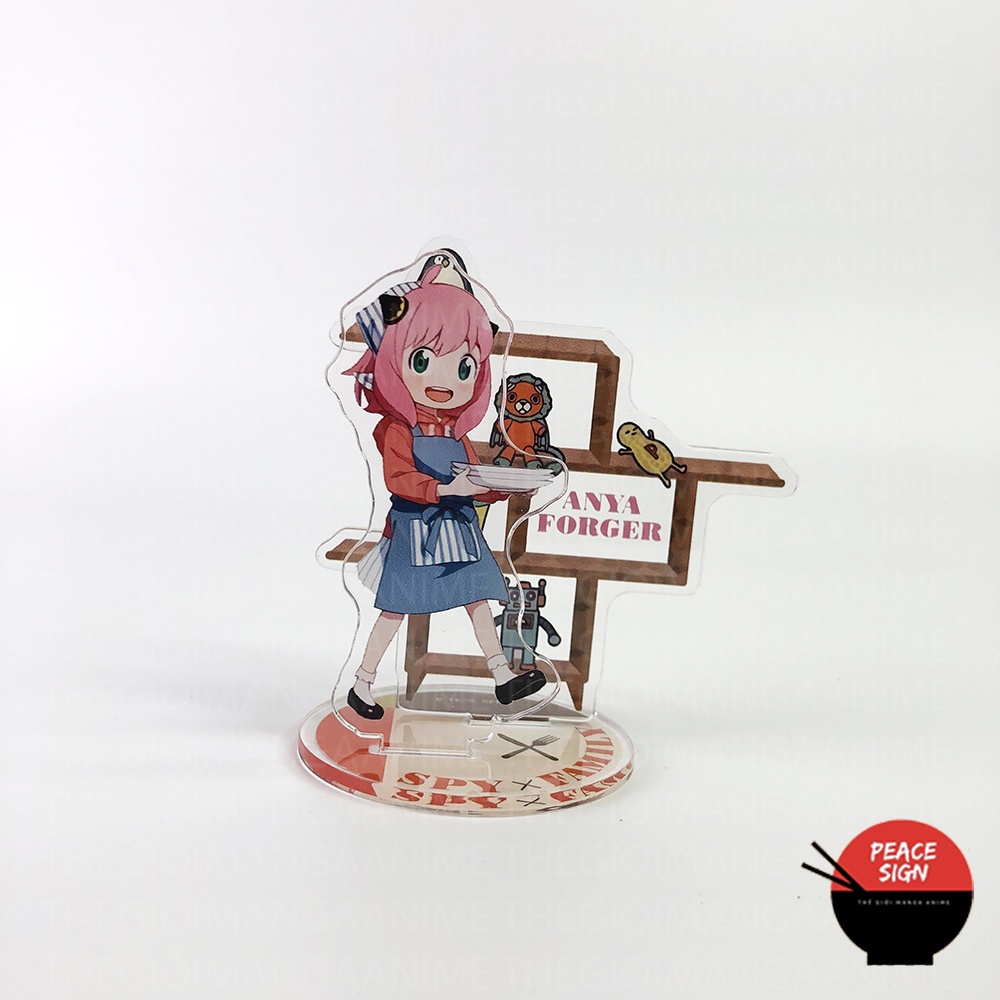 Mô hình SPY X FAMILY standee Gia Đình Điệp Viên 5 mẫu tượng acrylic anime mica chibi trang trí trưng bày