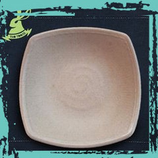 [Ưa Chuộng] Dĩa Vuông Lõm 6.5 Nâu Nhựa Melamine Đài Loan - Chính Hãng
