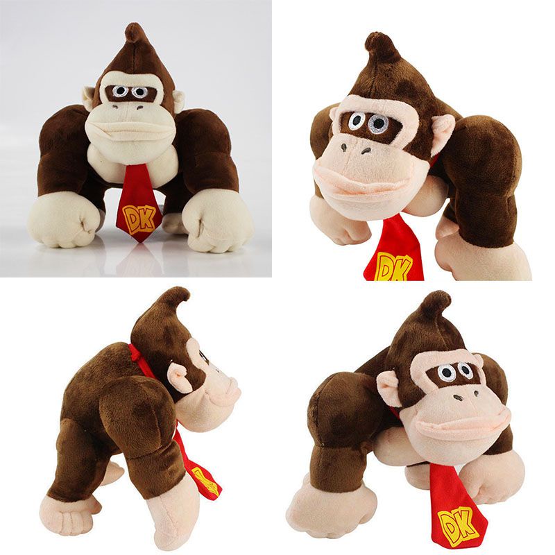 Búp Bê Nhồi Bông Hình Chú Lừa Mario 9.8Inch Mềm Mại Đáng Yêu