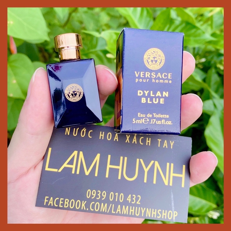 Nước hoa mini VERSACE DYLAN BLUE POUR HOMME 5ml