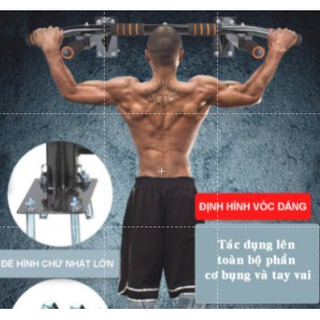 XÀ ĐƠN XÀ KÉP TỔNG HỢP TREO TƯỜNG -  ĐA NĂNG, HỖ TRỢ TẬP GYM TẠI NHÀ HIỆU QUẢ