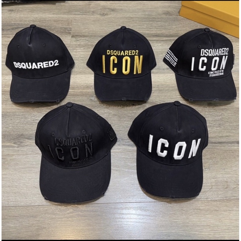 Mũ lưỡi trai in chữ dsquared2 icon, mũ phớt mikenco