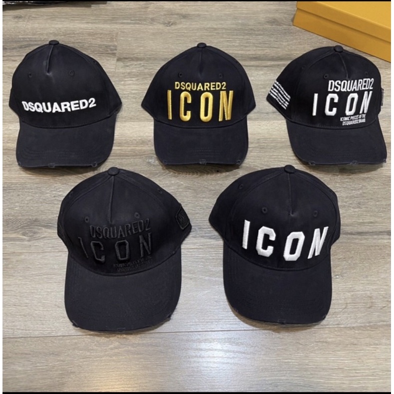 mũ lưỡi trai in chữ dsquared2 icon, mũ phớt mikenco