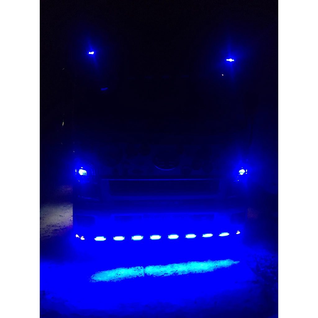 Đèn Led dây 24v trang trí đầu xe tải giá trên là 1 dây 10 bóng