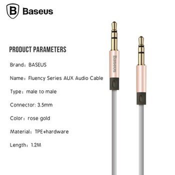 Jack audio 2 đầu 3.5mm hiệu Baseus