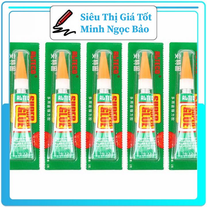 Keo Dán Siêu Dính - Keo Dán Đa Năng Dán Tất Cả Vật Liệu Bằng Gỗ, Vải, Gốm Sứ, Nhựa An Toàn Với Da Tay