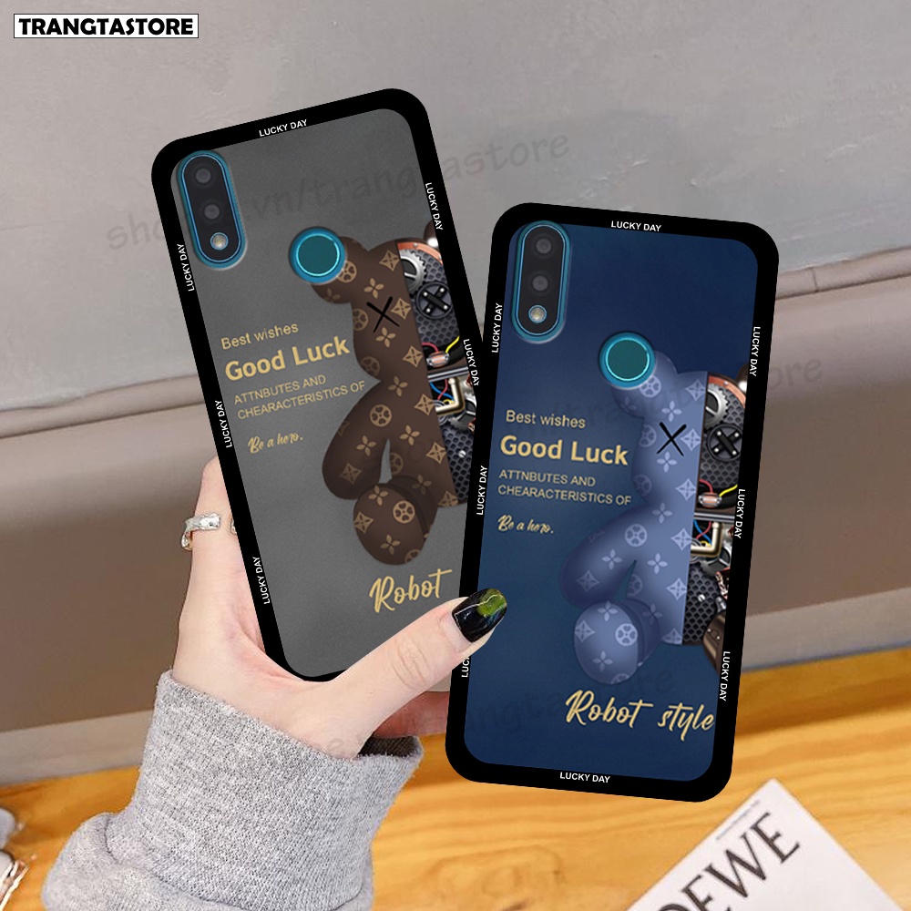 Ốp Vsmart Joy 2 Plus / Joy2+ in hình gấu Bearbrick,Mountain,xanh,đen,đỏ giá rẻ