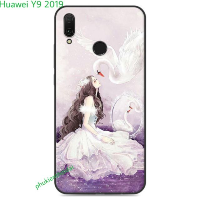Ốp lưng Huawei Y9 2019 dẻo TPU in 3D cao cấp