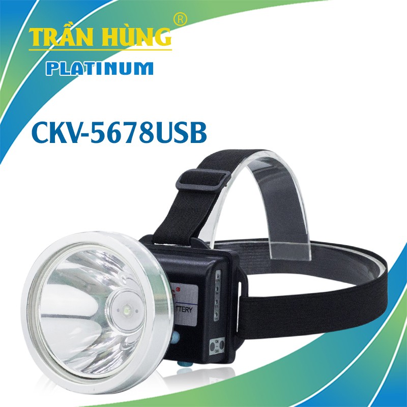 Đèn Pin Đội Đầu Cao Cấp CKV-5678USB