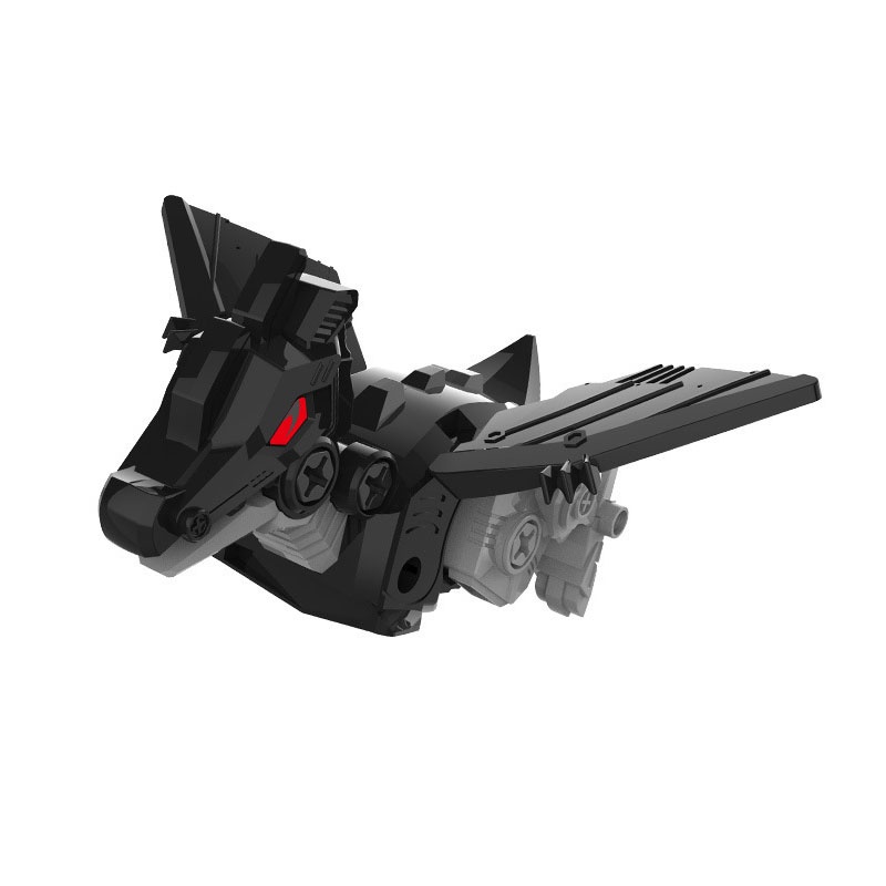 Bộ đồ chơi lắp ráp robot khủng long 5 con trong 1 hộp đựng bằng giấy, kèm tô vít, chất liệu nhựa ABS an toàn