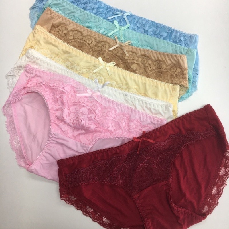 Quần lót nữ cotton phối ren