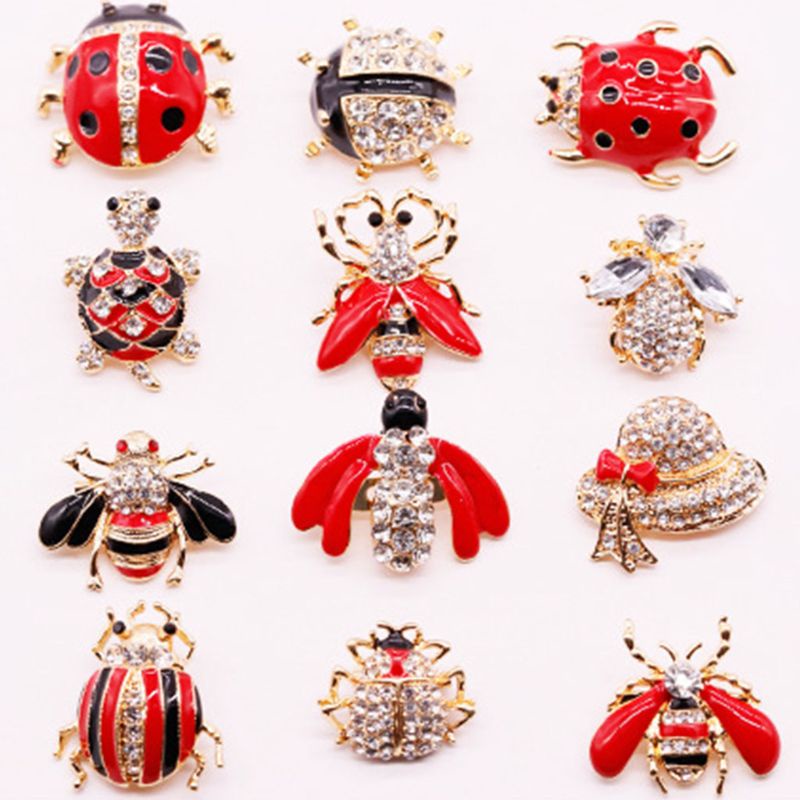 Ghim Cài Áo Hình Côn Trùng Phong Cách Vintage Thời Trang Cho Nữ