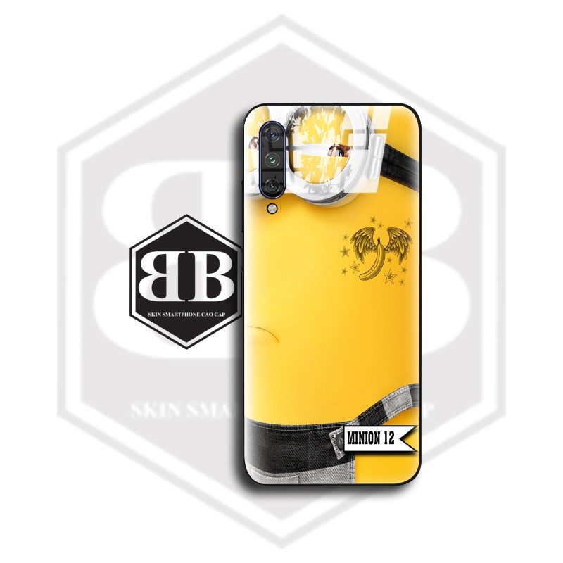 Ốp lưng kính cường lực Xiaomi Redmi Note 10 CC9 Pro / Redmi K20 Mi 9T / Mi CC9 Mi A3 Lite / Note 9 Pro Max hình minion | BigBuy360 - bigbuy360.vn