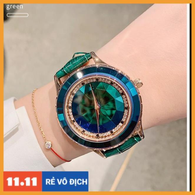 [Hàng chính hãng] Đồng hồ nữ DACR Mashali 8035 hàng chính hãng dây da sang trọng