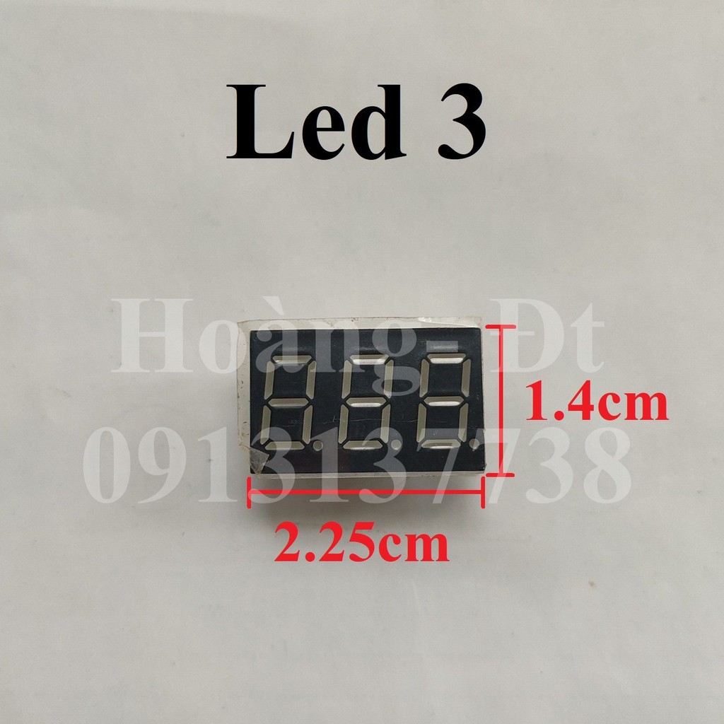 Led 7 đoạn 0.36in (1 số 2 số 3 số 4 số)